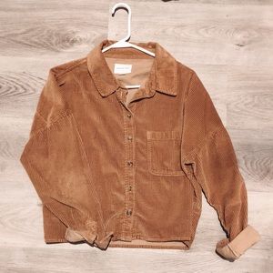 Corduroy Button Up Top